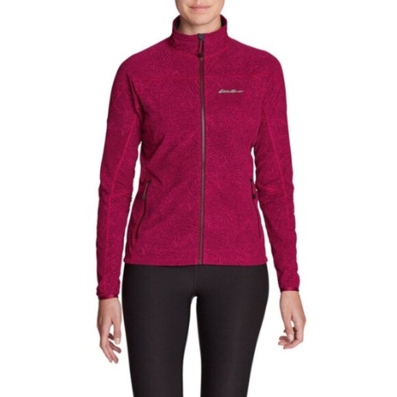 Eddie Bauer Womens Medium Pattern Pink Soft Shell Jacket - Picture 1 of 16